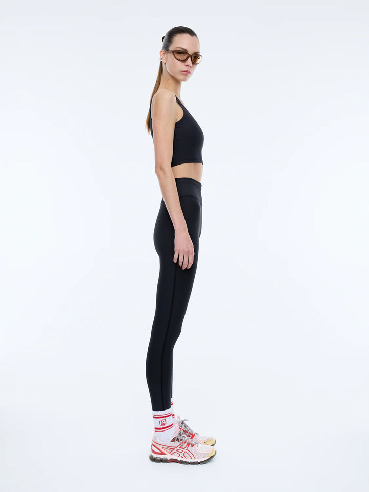 Ena Pelly Athleisure Rib Legging - Charcoal