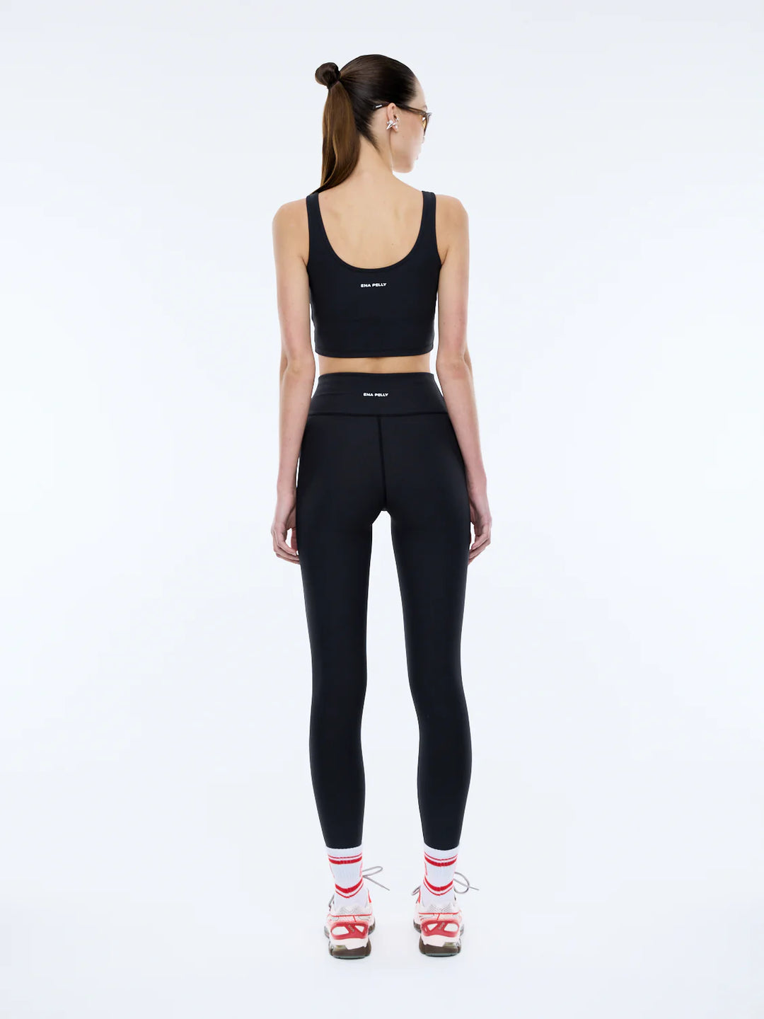 Ena Pelly Athleisure Rib Legging - Charcoal