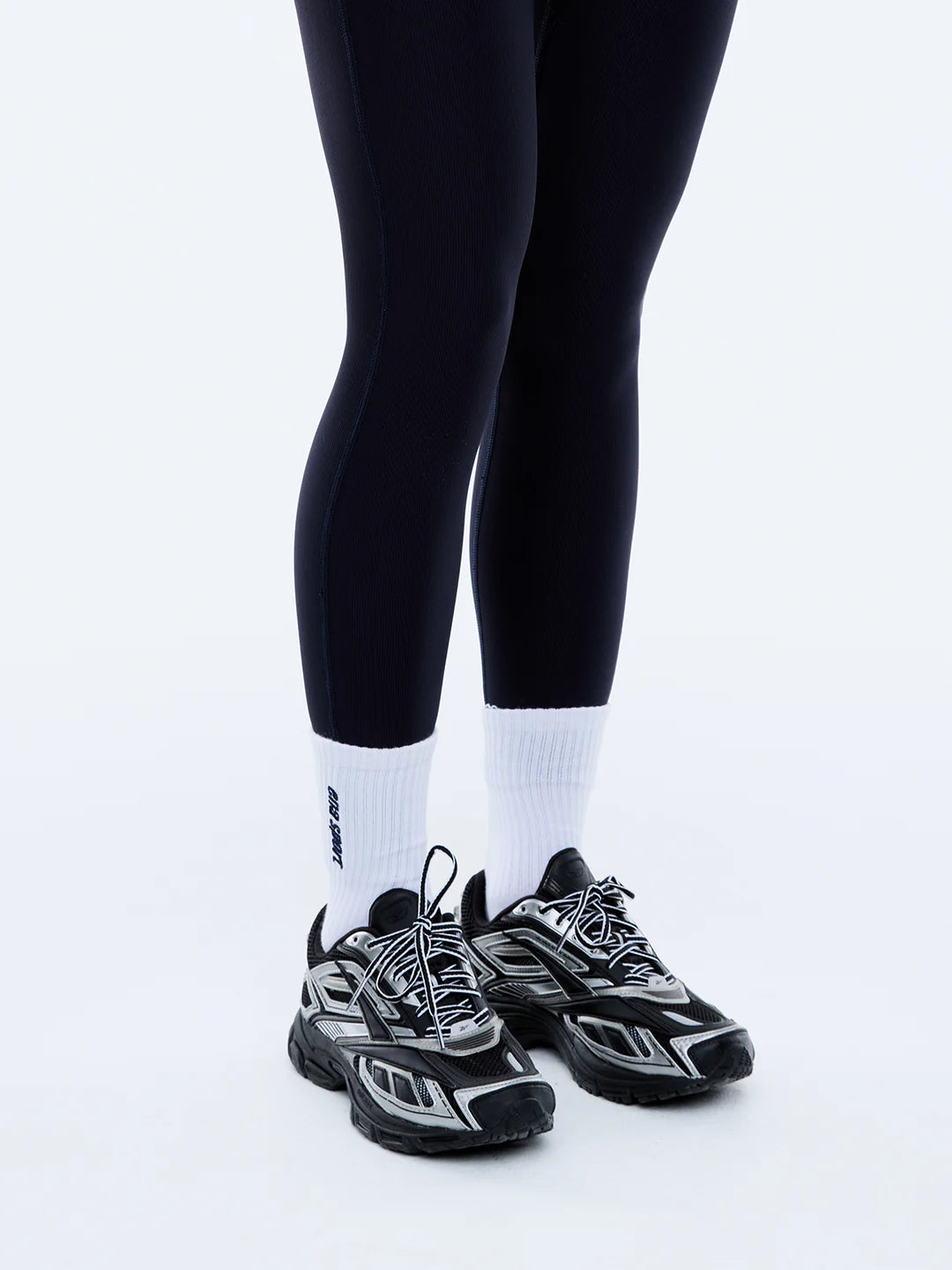 Ena Pelly Sports Socks-White