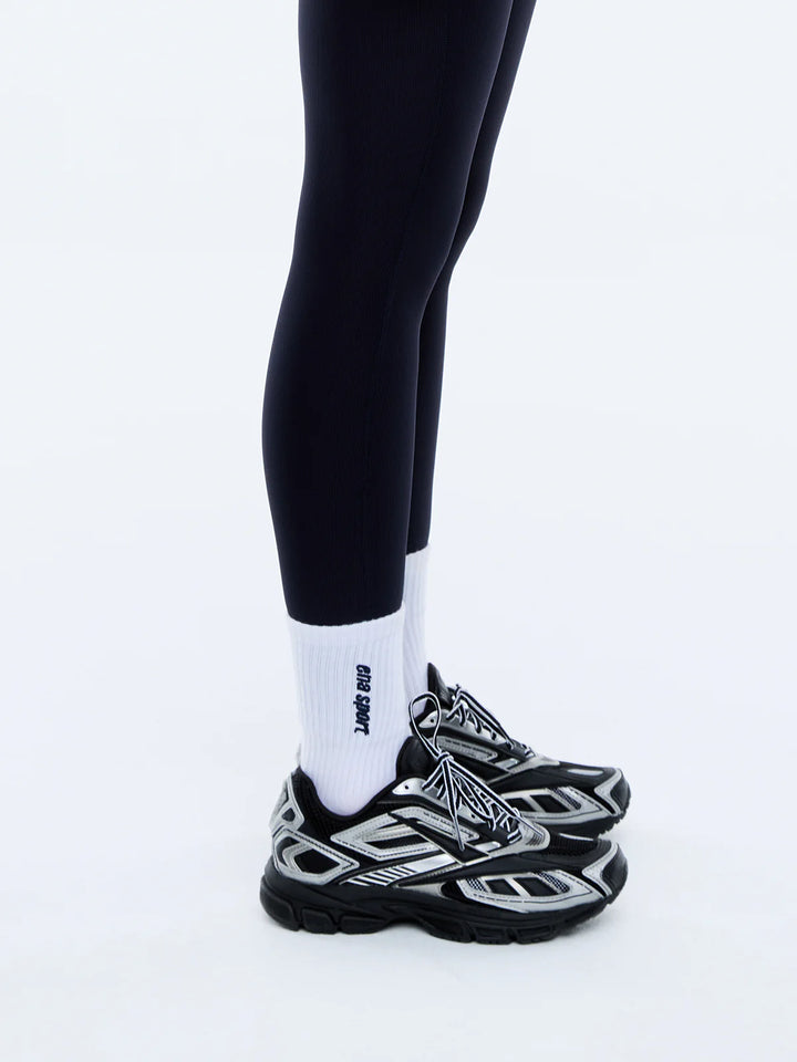 Ena Pelly Sports Socks-White