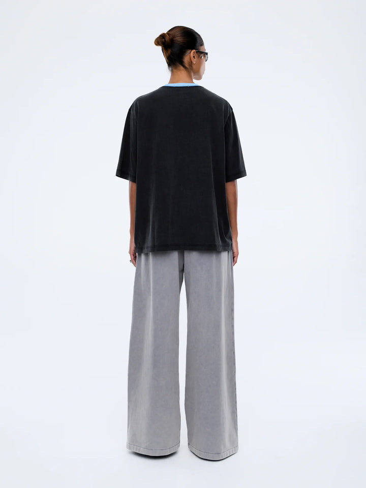 Ena Pelly Sophia Relaxed Tee - Vintage Black/Pelly Studios