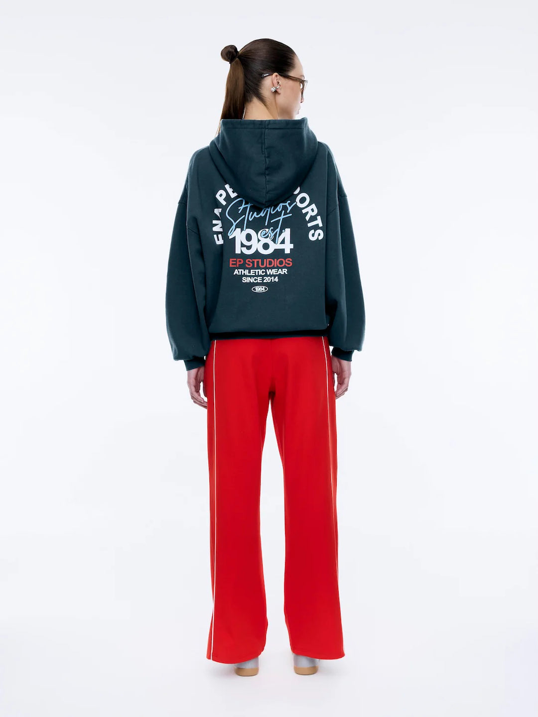Ena Pelly Script Studio Hoodie - Emerald