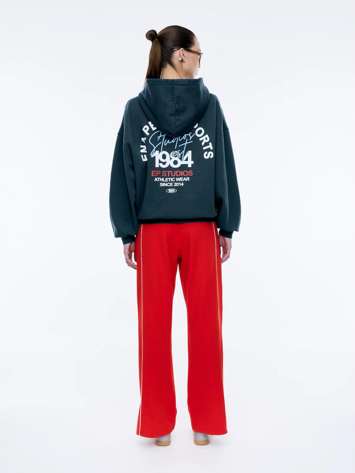 Ena Pelly Script Studio Hoodie - Emerald