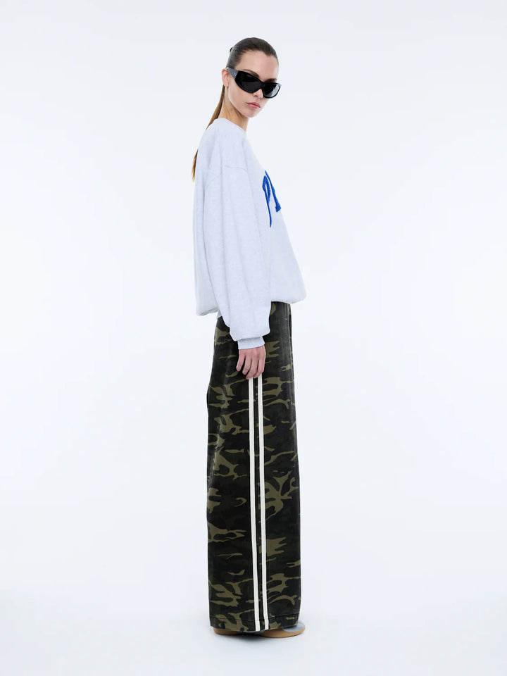 Ena Pelly Anniversary Sweatshirt - White Marle/Blue