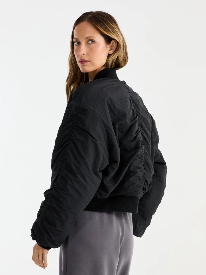 Ena Pelly Lulu Bomber Jacket - Black