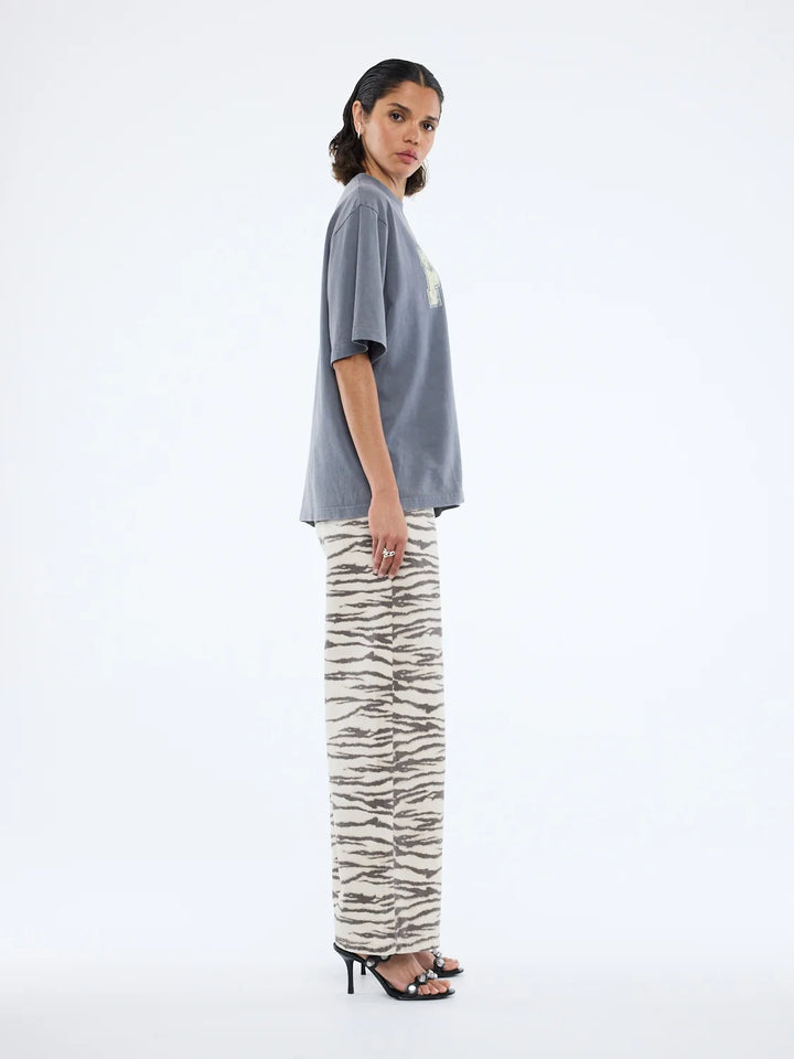 Ena Pelly Pelly World Tour Tee - Washed Grey