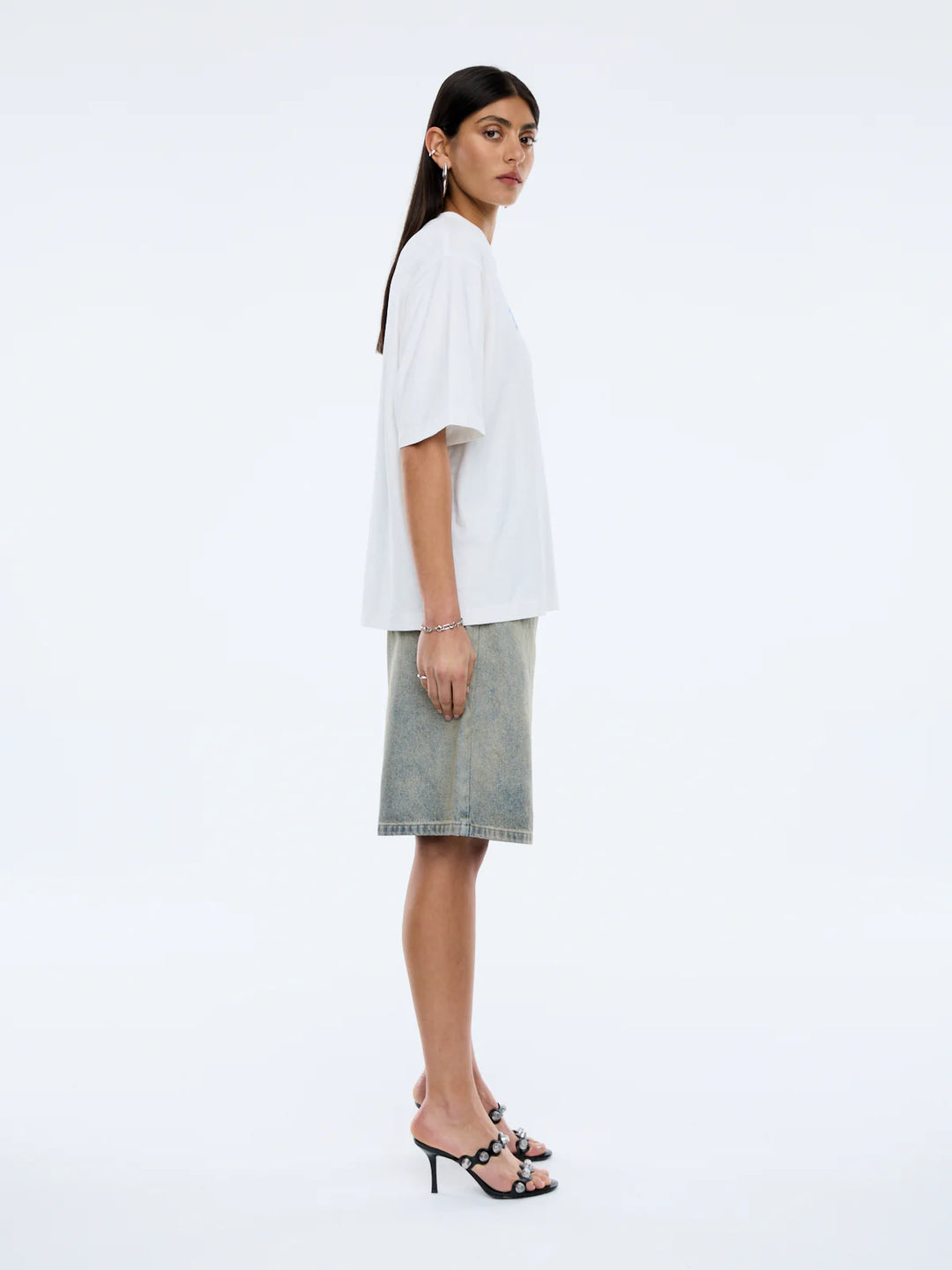 Ena Pelly Peaches Tee-Vintage White