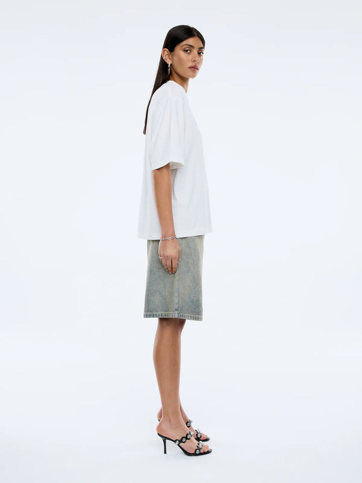 Ena Pelly Peaches Tee-Vintage White