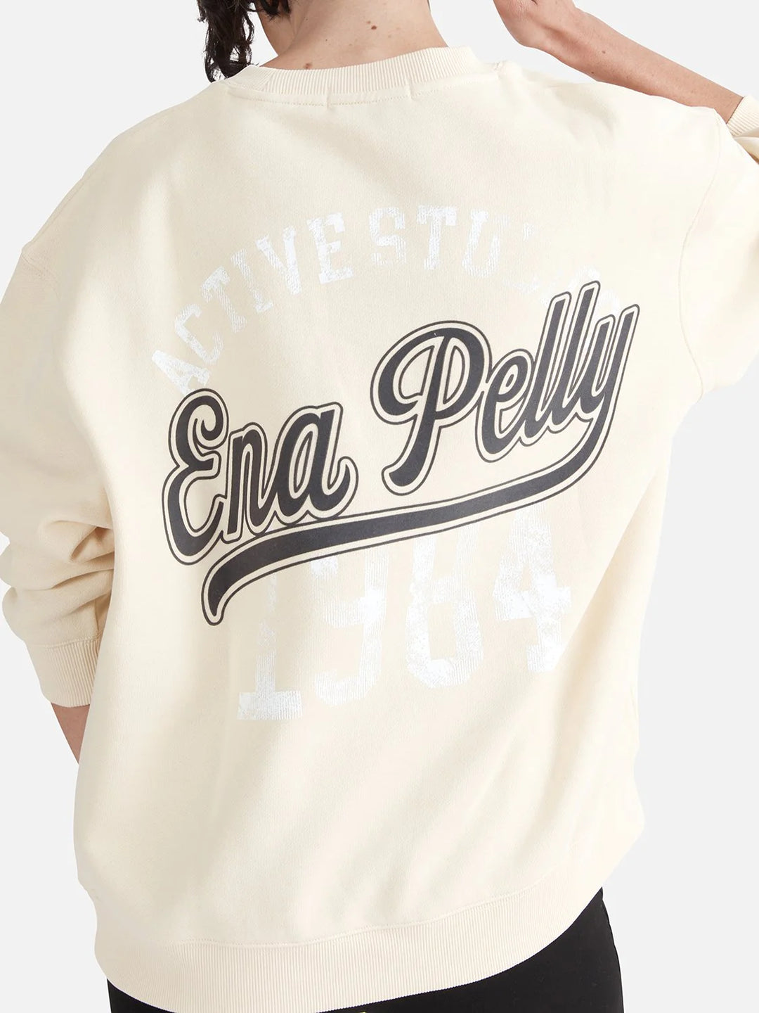 Ena Pelly EP Captain Oversized Sweater - French Vanilla