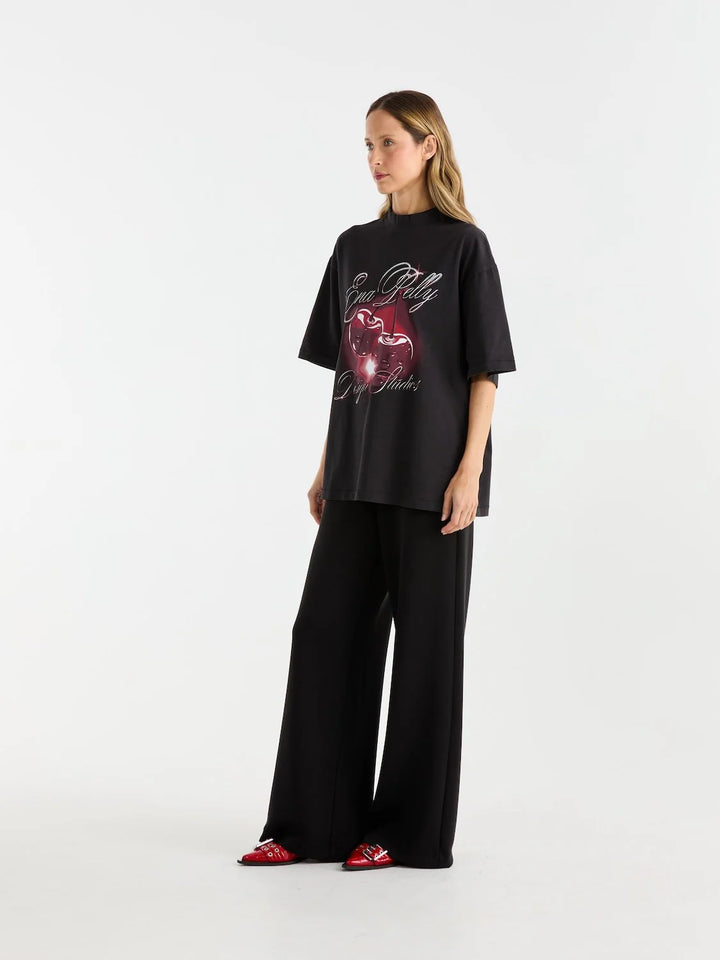 Ena Pelly Chrome Cherry Tee - Vintage Black