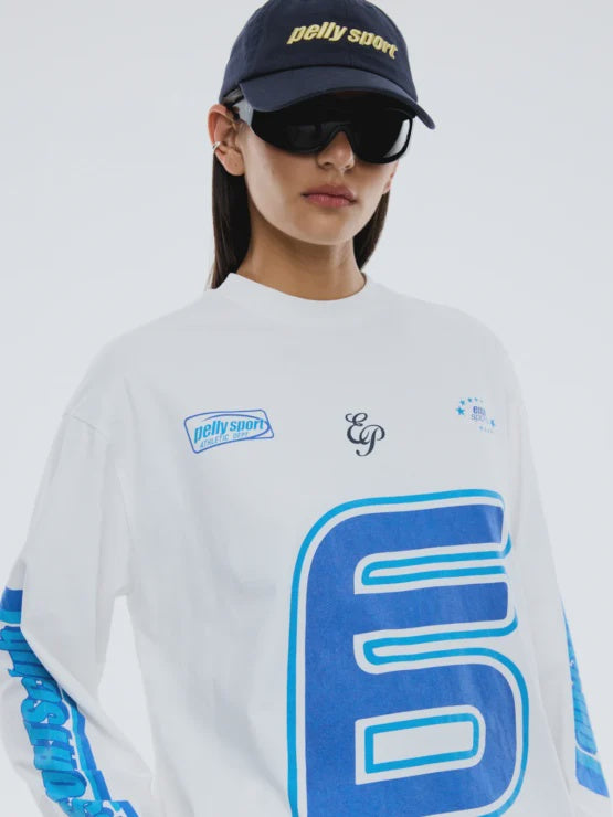 Ena Pelly Sport Jersey-Vintage White