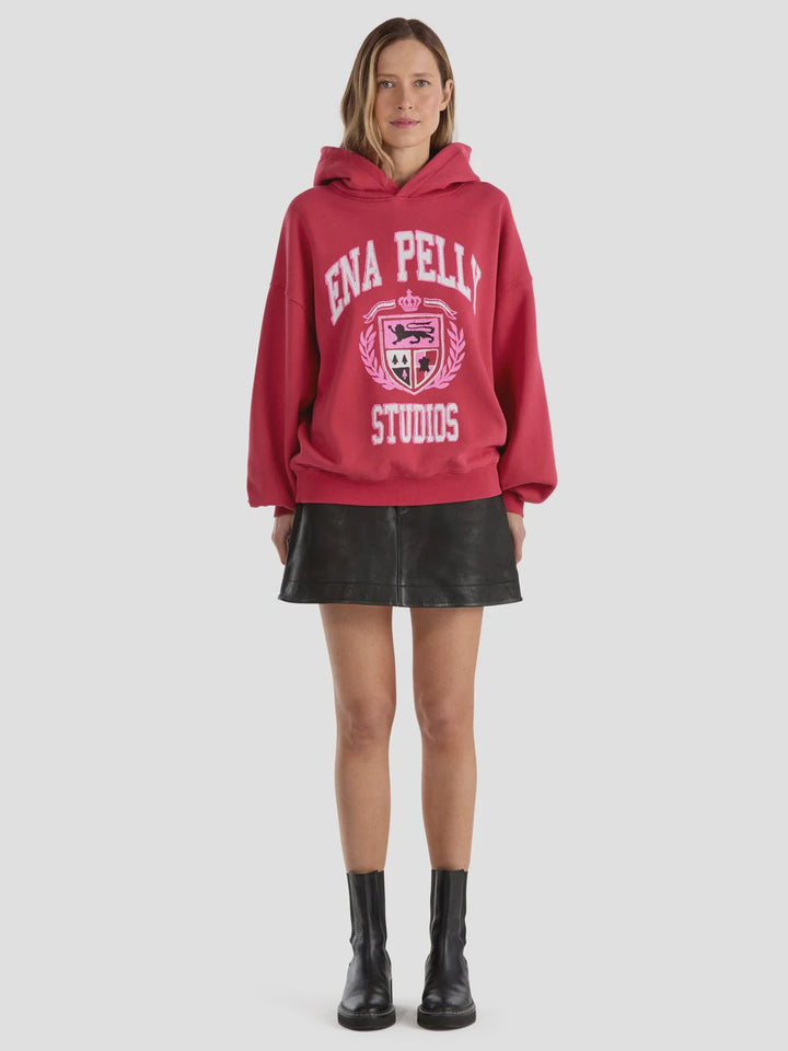 Ena Pelly Brooke Oversized Hoodie DIY Studios - Poppy Red