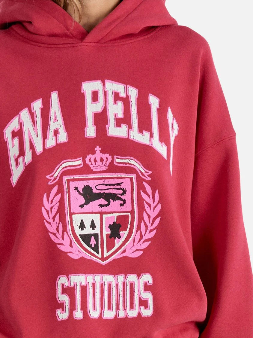 Ena Pelly Brooke Oversized Hoodie DIY Studios - Poppy Red