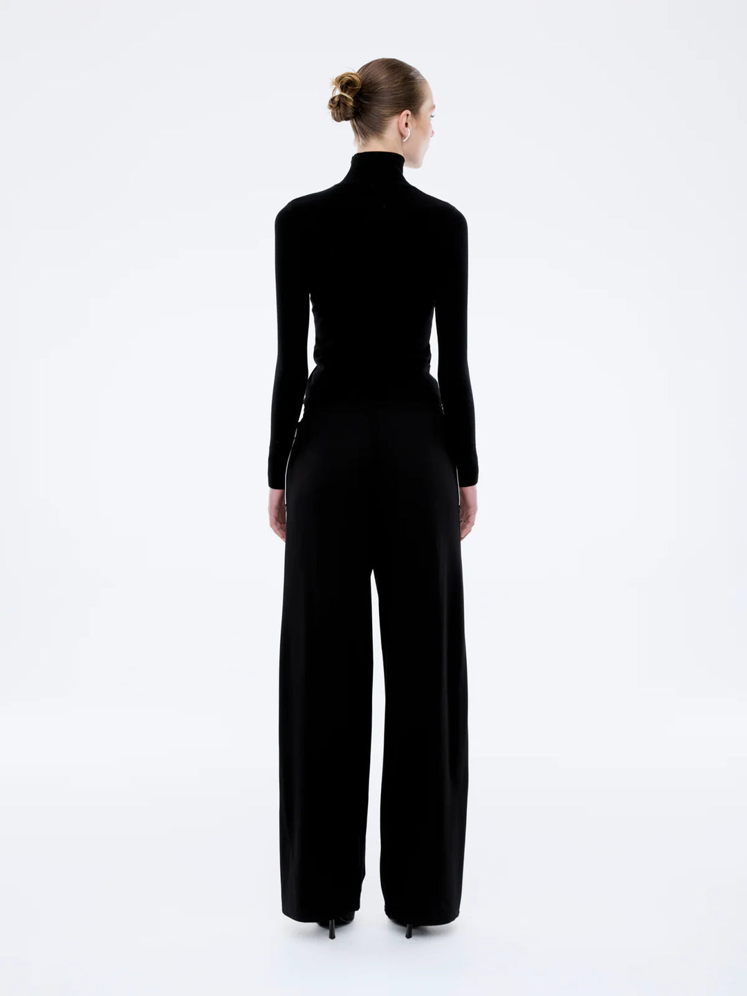 Ena Pelly Valentina Stripe Pant - Black/Off White