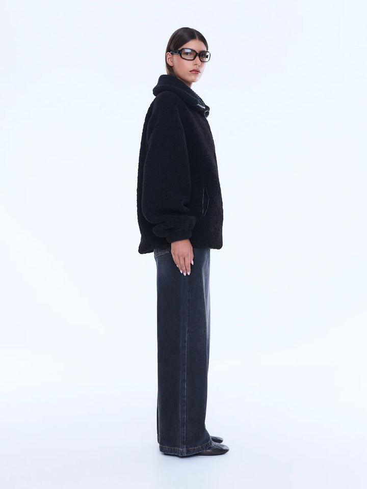 Ena Pelly Winnie Qtr Zip - Black