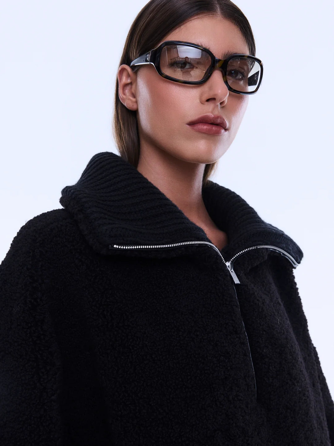 Ena Pelly Winnie Qtr Zip - Black