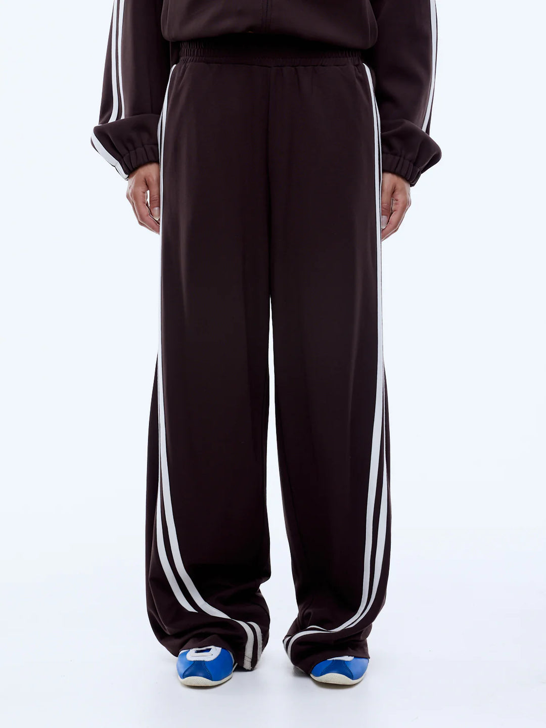 Ena Pelly Valentina Stripe Pant - Cocoa