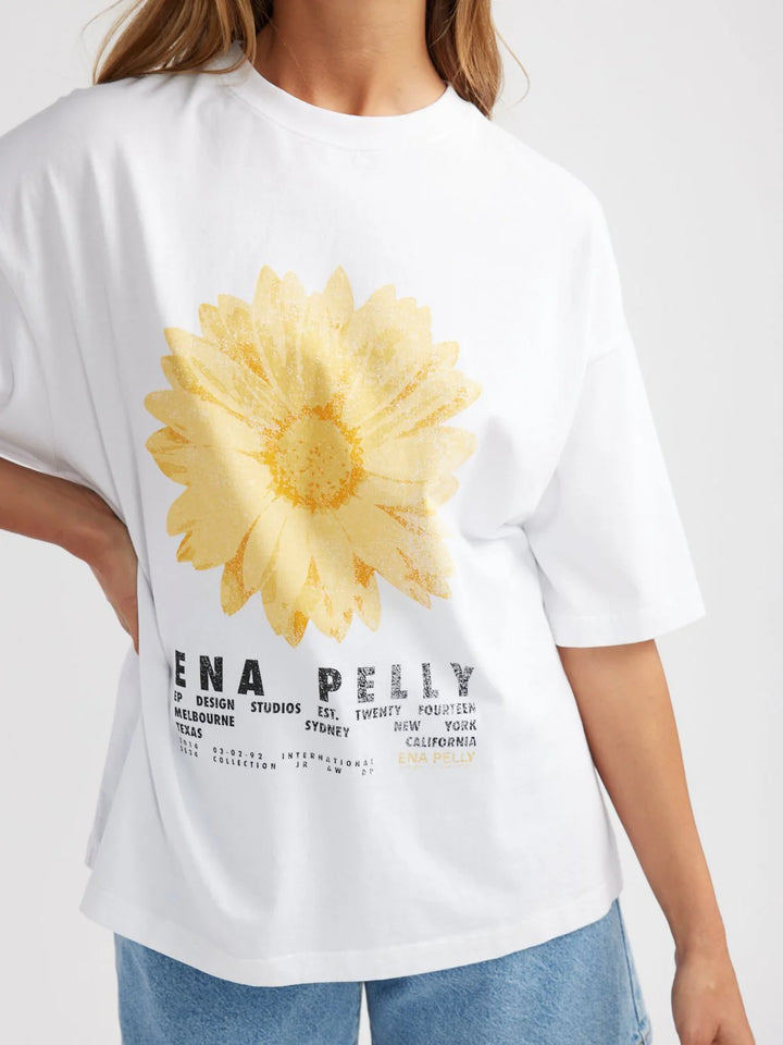 Ena Pelly Flora Tee - White