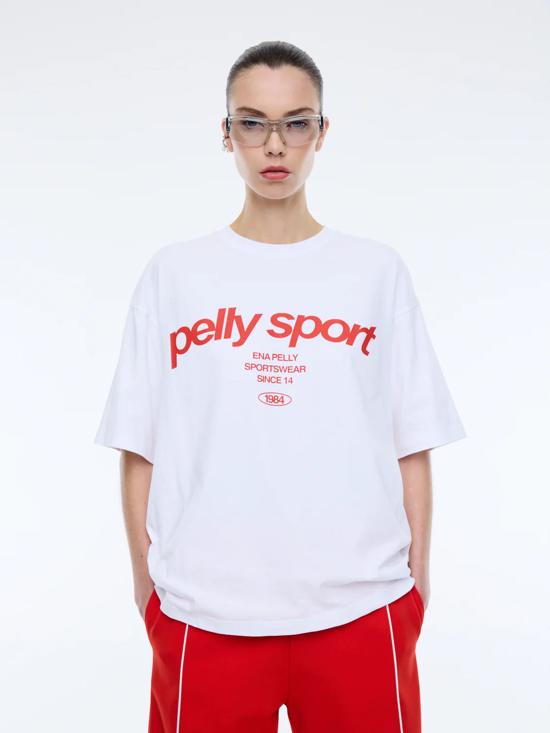 Ena Pelly Sport Tee - White