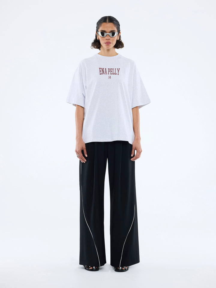 Ena Pelly Arch Tee - White Marle