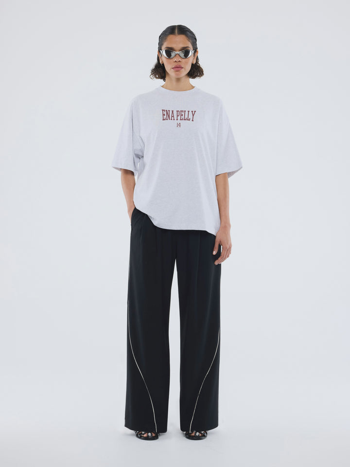 Ena Pelly Arch Tee - White Marle