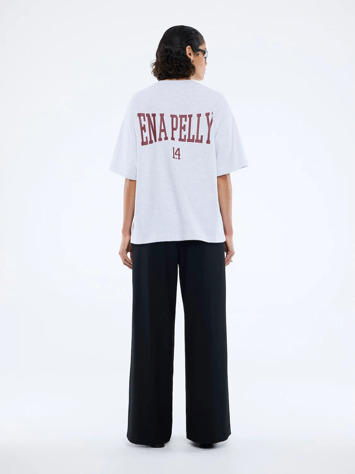 Ena Pelly Arch Tee - White Marle