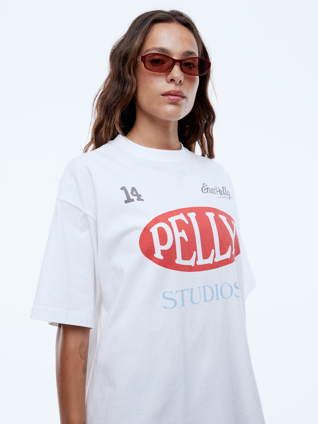 Ena Pelly Sport Tee - Vintage White