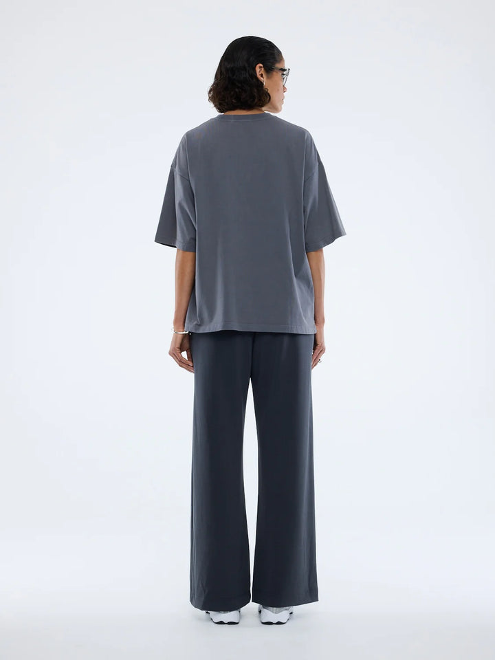 Ena Pelly Spray Heart Tee - Washed Grey