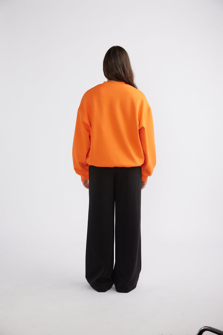 Ena Pelly Orchid Studios Sweatshirt - Mandarin