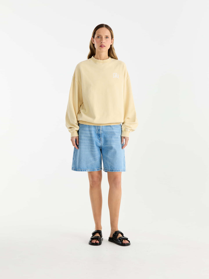Ena Pelly Vintage Sport Sweatshirt - Lemon