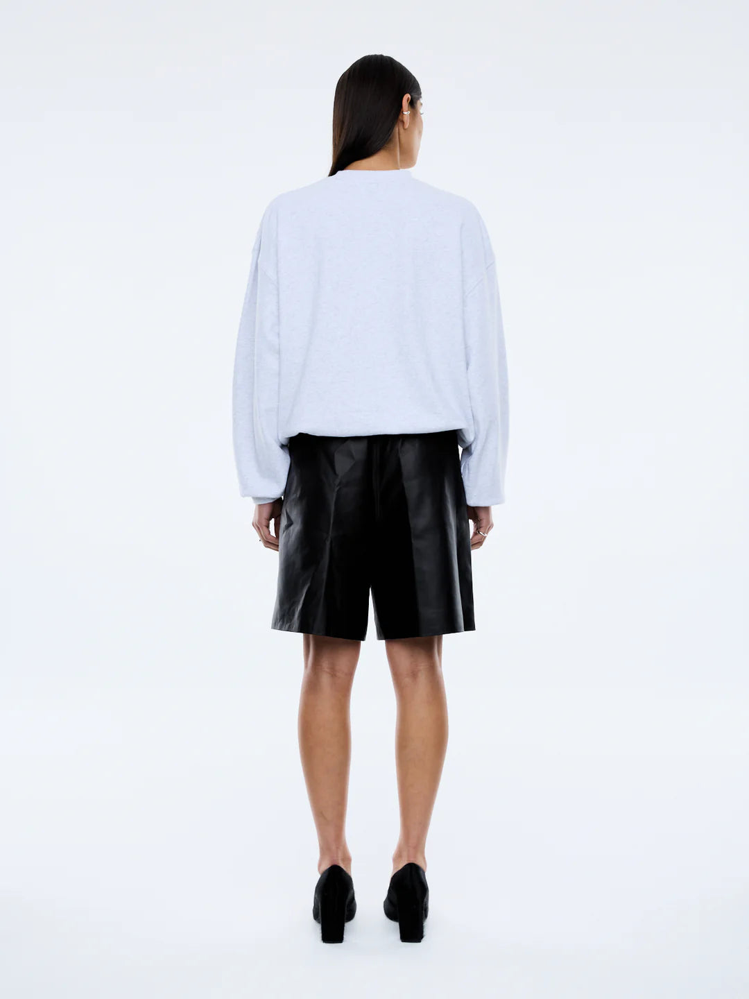 Ena Pelly Anniversary Sweatshirt-White Marle