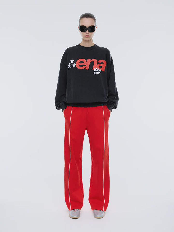 Ena Pelly Star Sweatshirt - Washed Charcoal