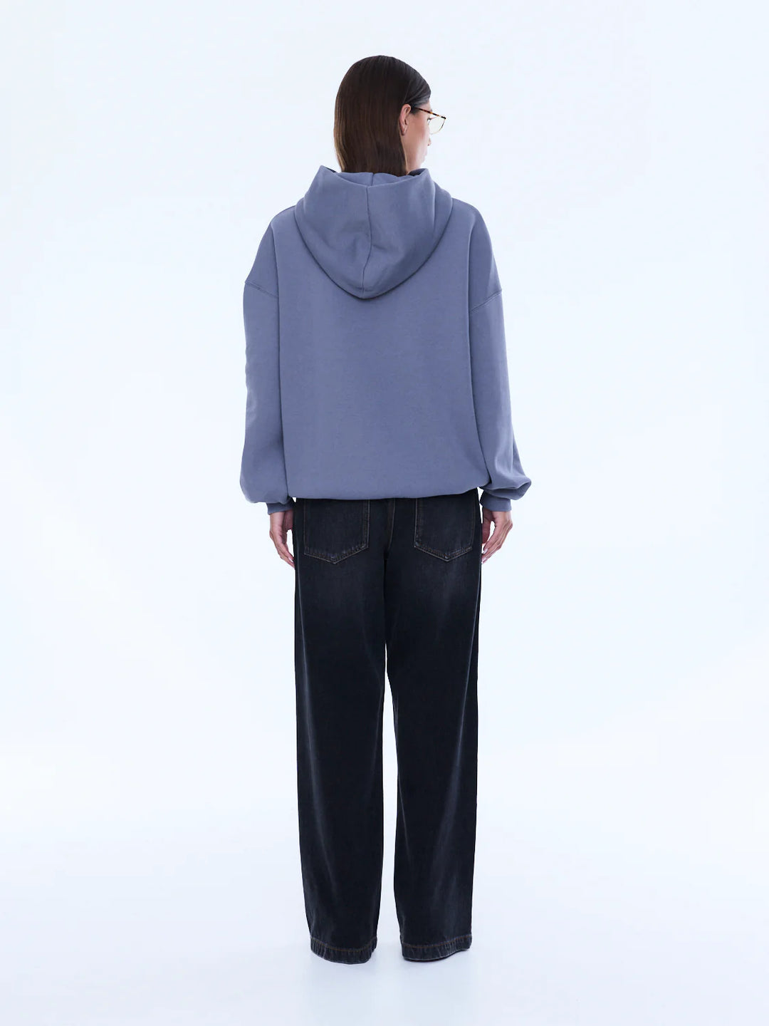 Ena Pelly Cassie Oversized Hoodie - Washed Grey