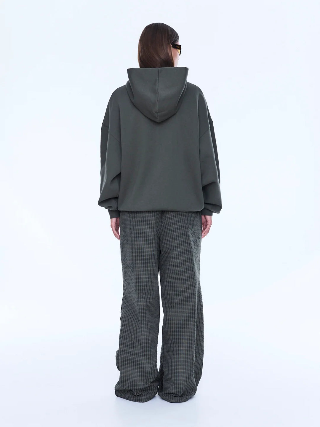 Ena Pelly Cassie Oversized Hoodie - Washed Olive/Pelly