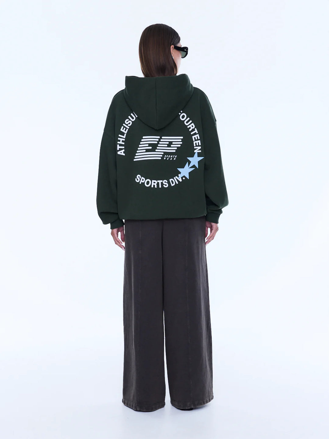 Ena Pelly Aries Hoodie - Moss Green