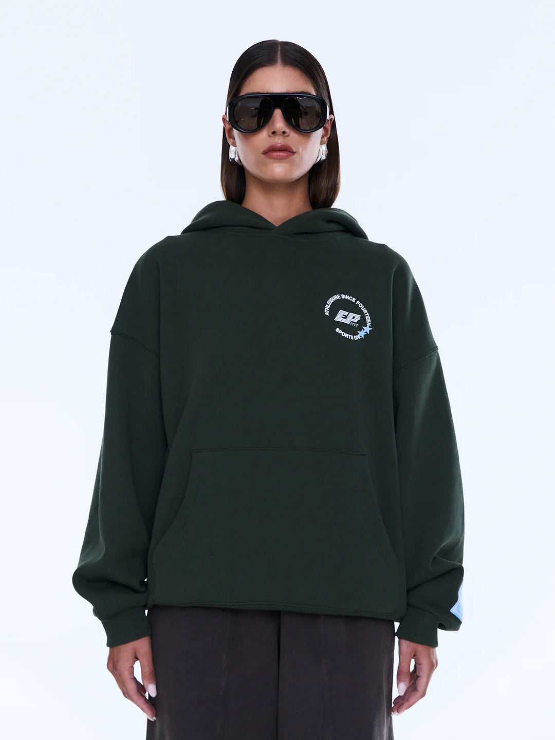 Ena Pelly Aries Hoodie - Moss Green