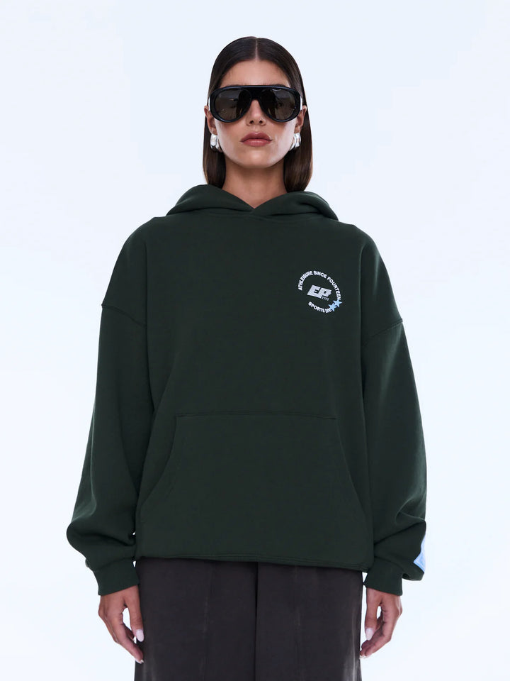Ena Pelly Aries Hoodie - Moss Green