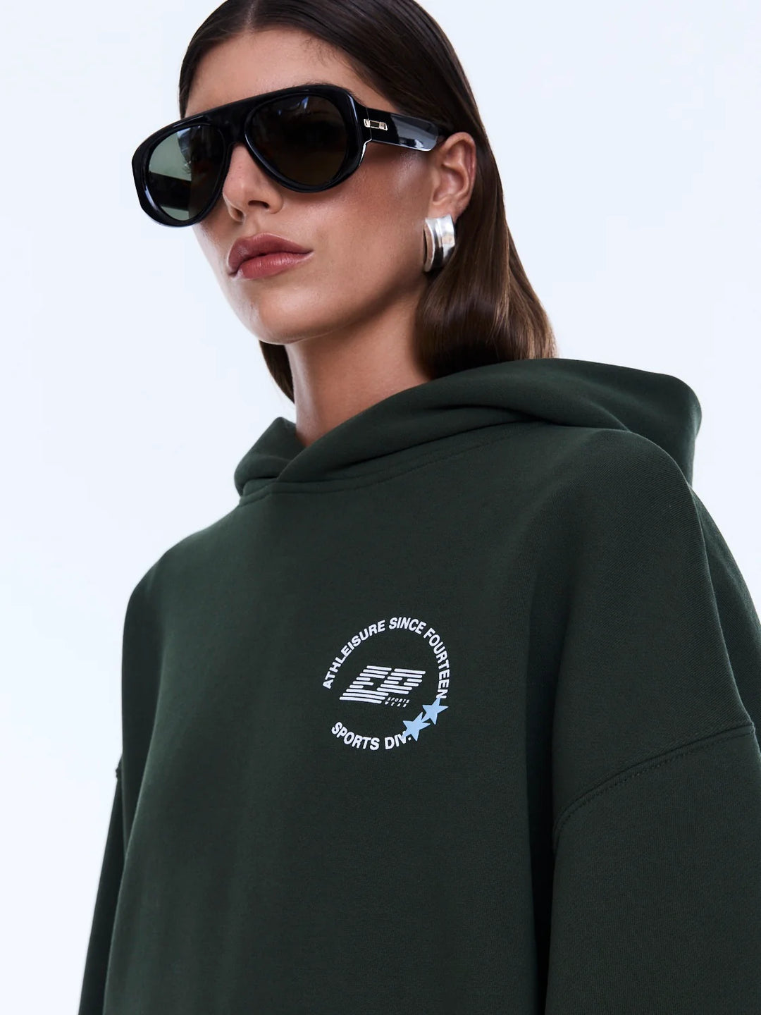 Ena Pelly Aries Hoodie - Moss Green