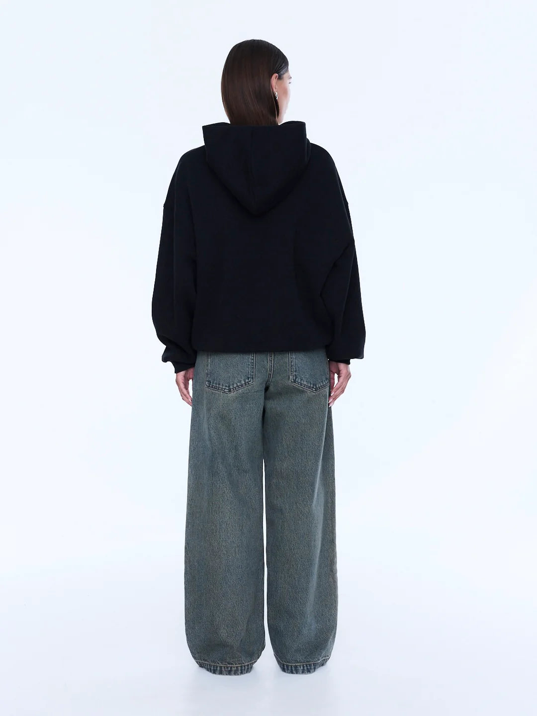 Ena Pelly Cassie Oversized Hoodie - Black