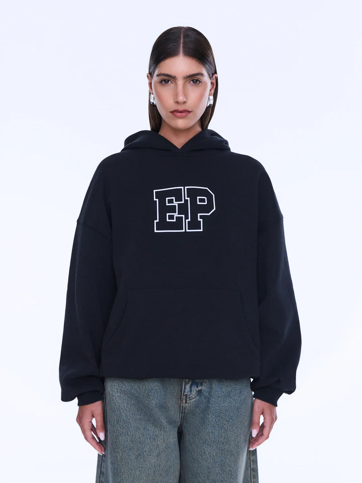 Ena Pelly Cassie Oversized Hoodie - Black