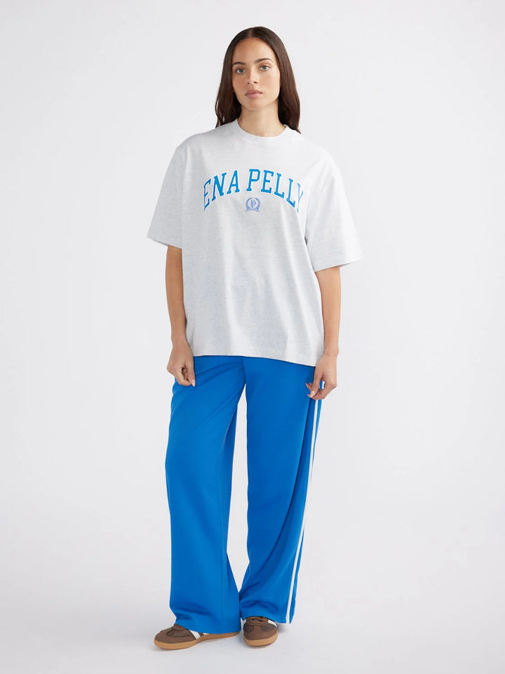 Ena Pelly Classic Collegiate Tee - White Marle