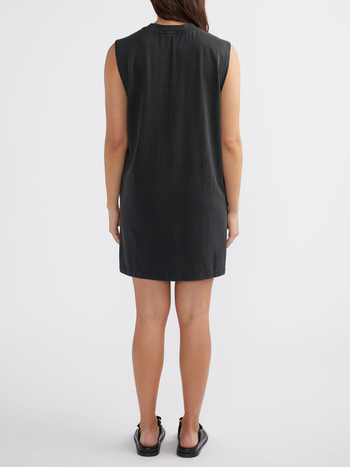 Ena Pelly Kylie Tank Dress - Washed Black