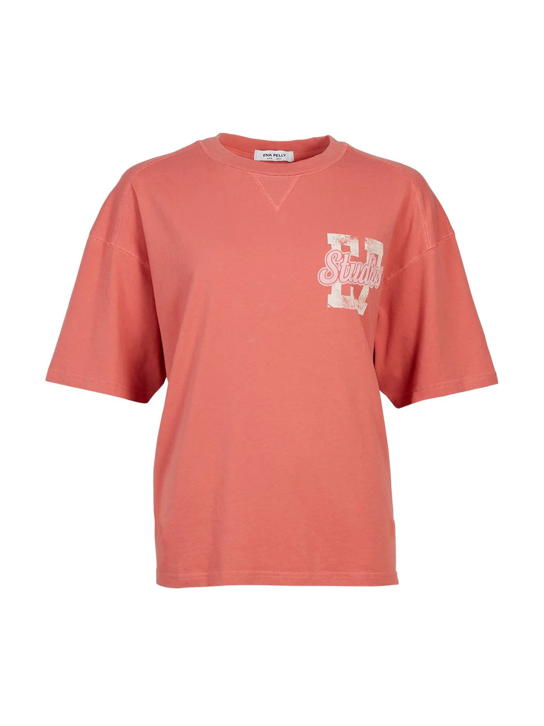 Ena Pelly EP Captain Oversized Tee - Cinnabar