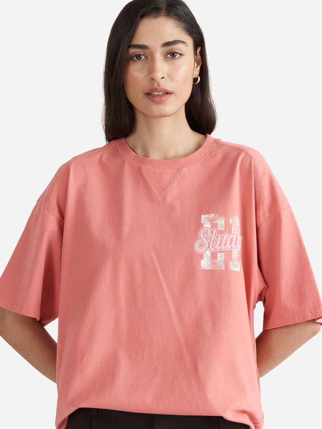 Ena Pelly EP Captain Oversized Tee - Cinnabar