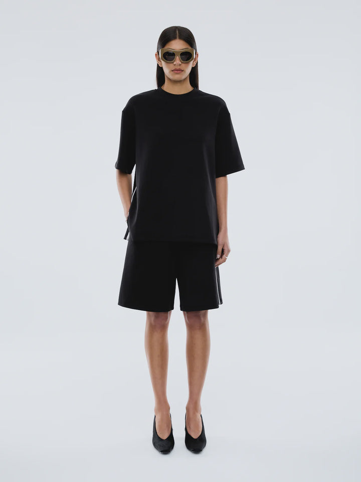 Ena Pelly Sarah Oversized Tee-Vintage Black
