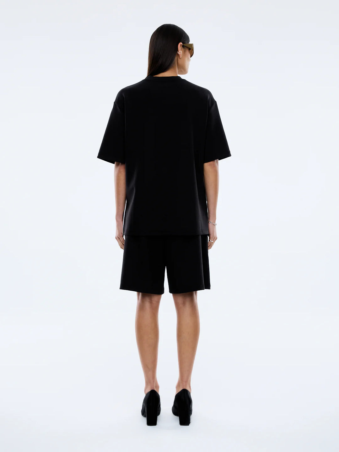 Ena Pelly Sarah Oversized Tee-Vintage Black