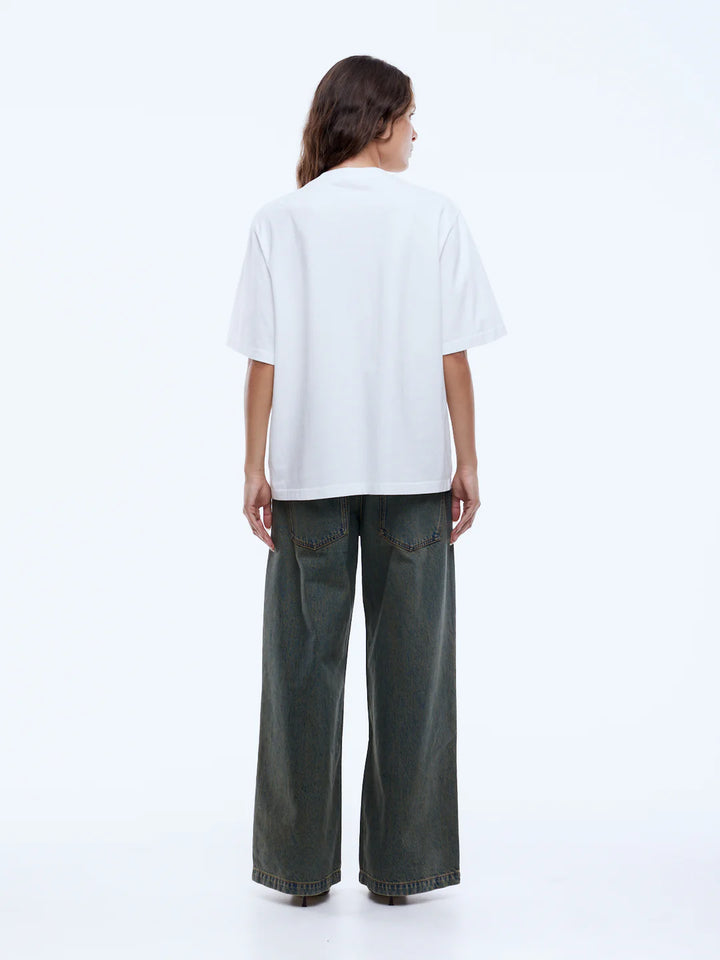 Ena Pelly Watermelon Tee - Vintage White