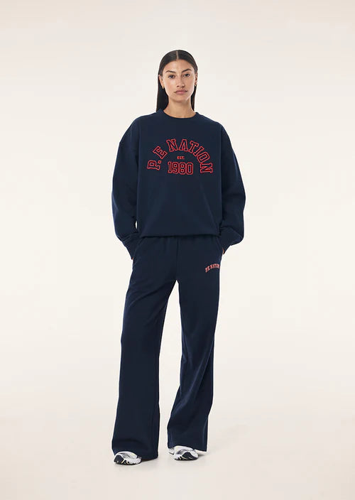 P.E Nation Established Oversized Sweater - Dark Navy