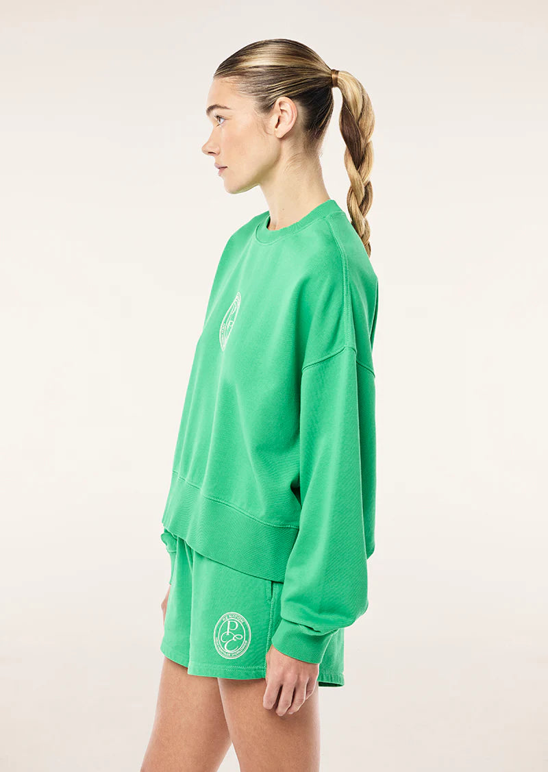 P.E Nation Exposition Sweat - Washed Kelly Green