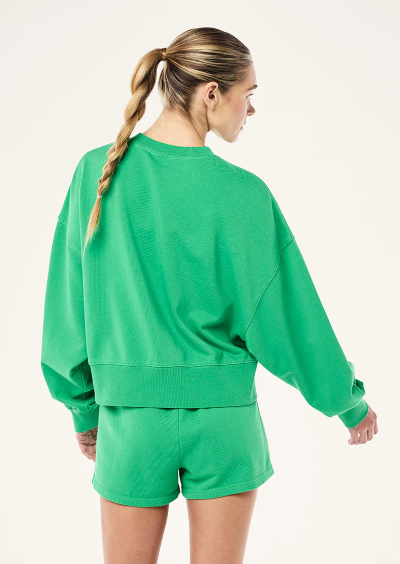 P.E Nation Exposition Sweat - Washed Kelly Green